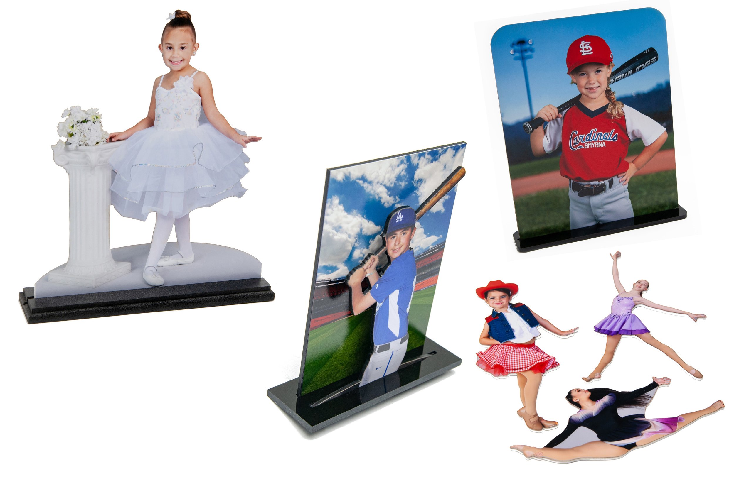 Acrylic Cut-Out Statuettes