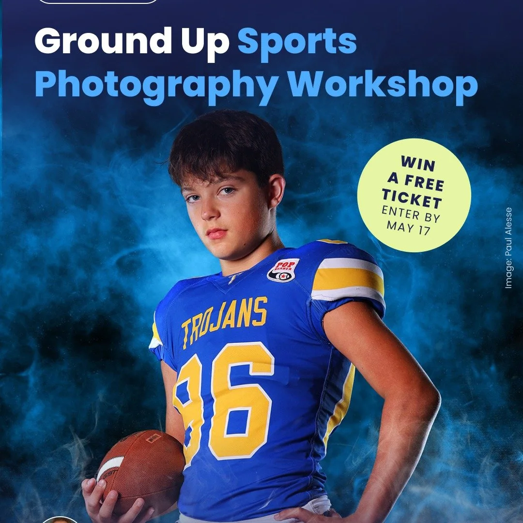 Win a seat at Paul Alesse's Workshop!

Want a free ticket to learn from the best? 🏆 We&rsquo;re raffling off one full-access pass to the "Ground Up" Sports Photography Workshop with Paul Alesse (Value: $1,295).
It takes 30 seconds to get y