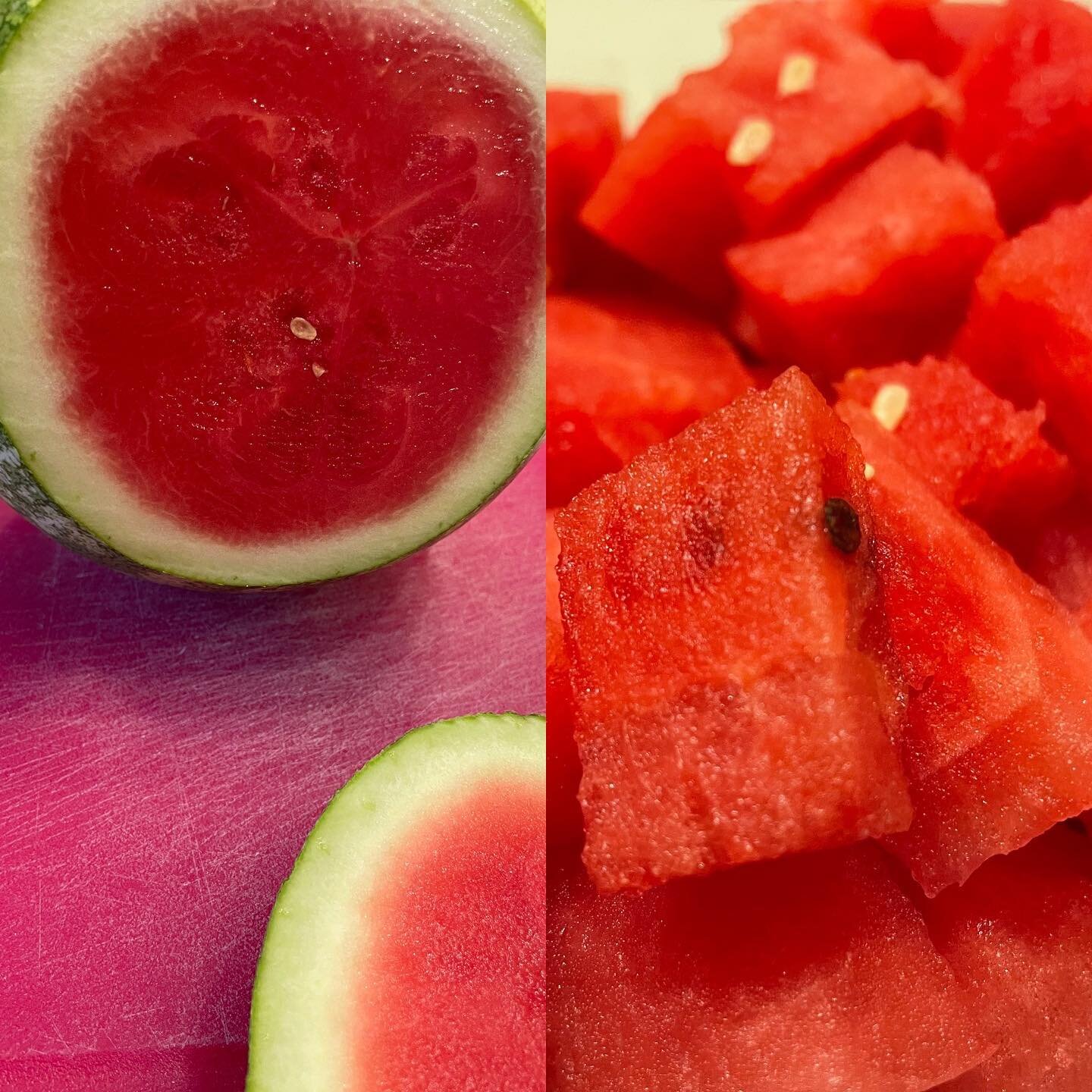 Thank you to George Hall Farm for this beautiful and incredibly delicious watermelon! You can find them at the @cityseedhaven Wooster Square Farmers market on Saturdays. #organic #watermelon #sustainable #local #knowyourfarmerknowyourfood #fromthefar