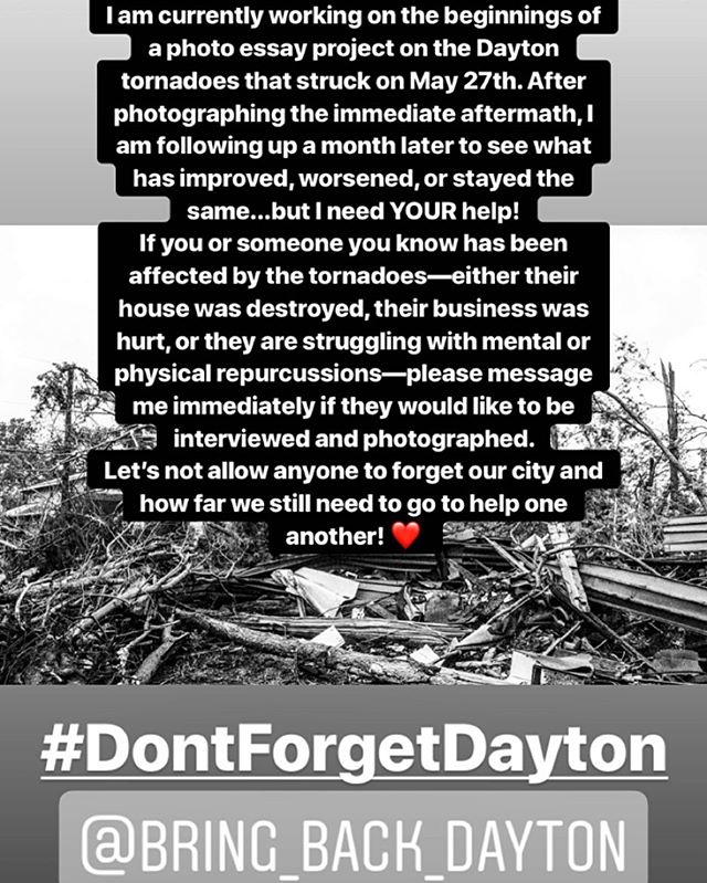 FYI...Disaster Relief = Mental Health Relief 🧠 I am focusing on photographing people (including but not limited to):
* Working on mental/physical health after the tornadoes.
* Rebuilding home or business as a result of the tornadoes.
* Working with 