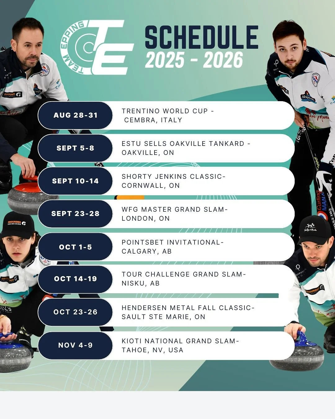 🚨 The wait is over! 🚨
Our 2025-2026 schedule is HERE and we&rsquo;re fired up to hit the ice. 🥌💥

Check out where we&rsquo;ll be competing and mark your calendars&mdash;you won&rsquo;t want to miss a shot.

Let&rsquo;s go, #TeamEpping fans&hellip