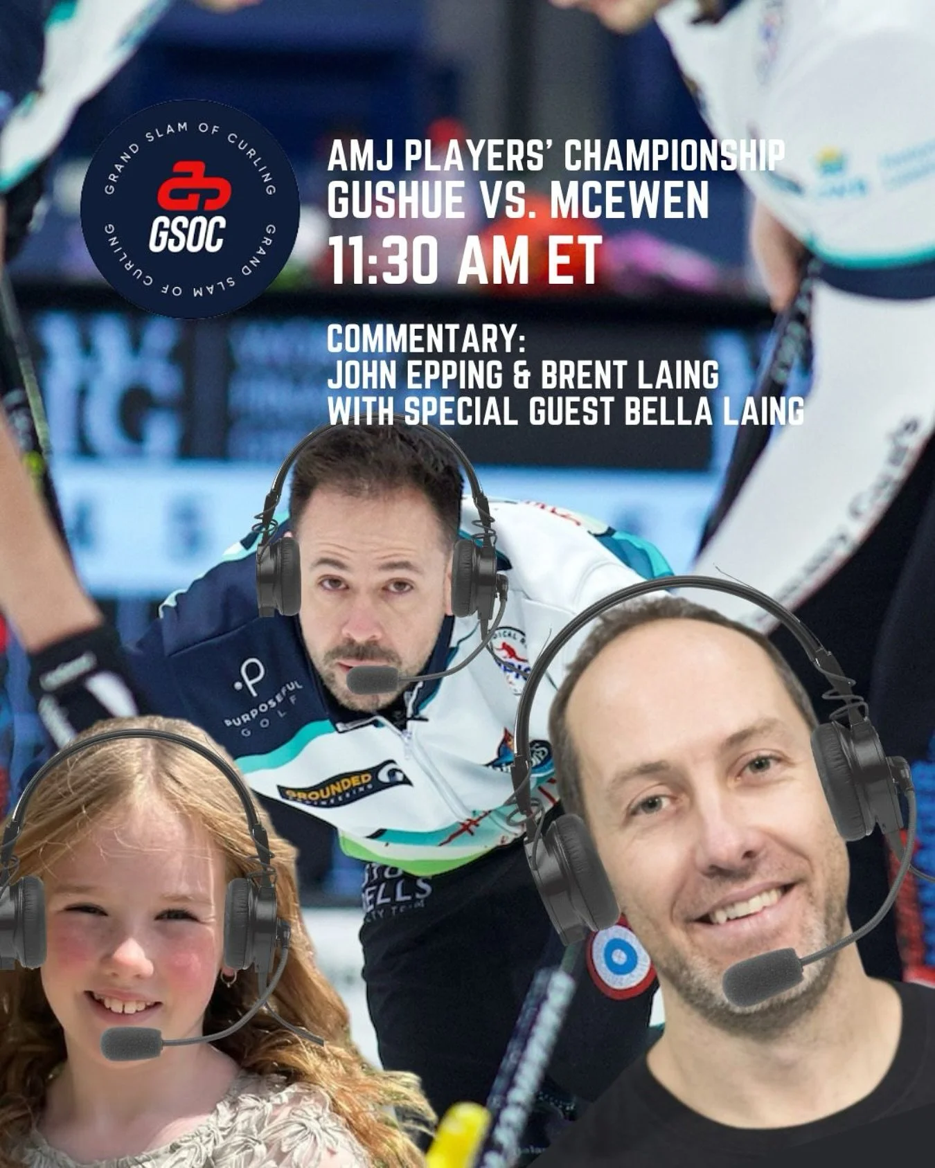 Skipper is throwing his headset back on today at 11:30 AM/ET! Check out Gushue VS McEwen on HomeTeam Live!