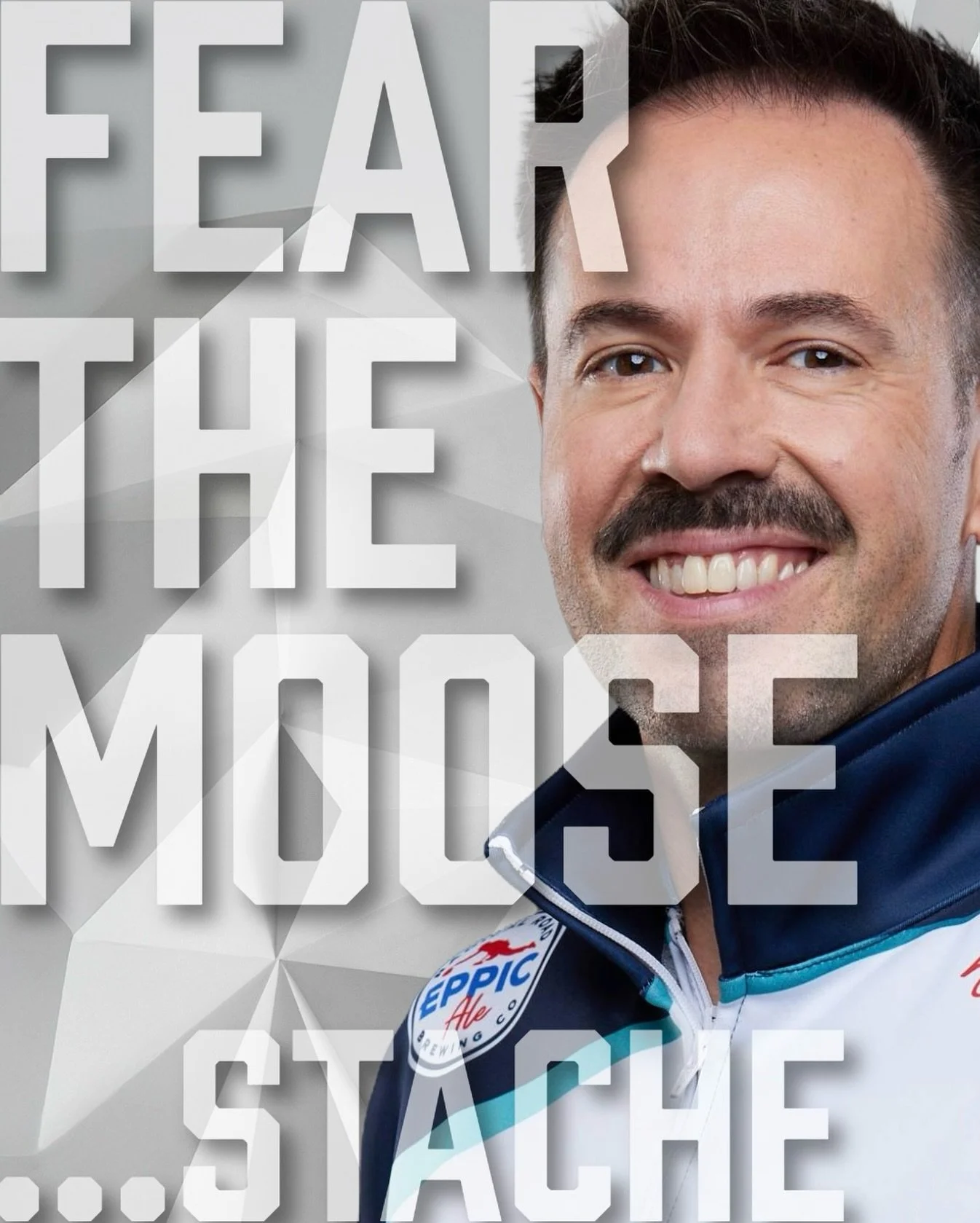 Fear the Moose&hellip;stache. 🥌🤍 We&rsquo;re rocking White Jerseys this week in Halifax for the Montana&rsquo;s Curling Trials - if you&rsquo;re tuning in or watching live, throw on something white to show your support! 

#Fearthemoosestache #Teame