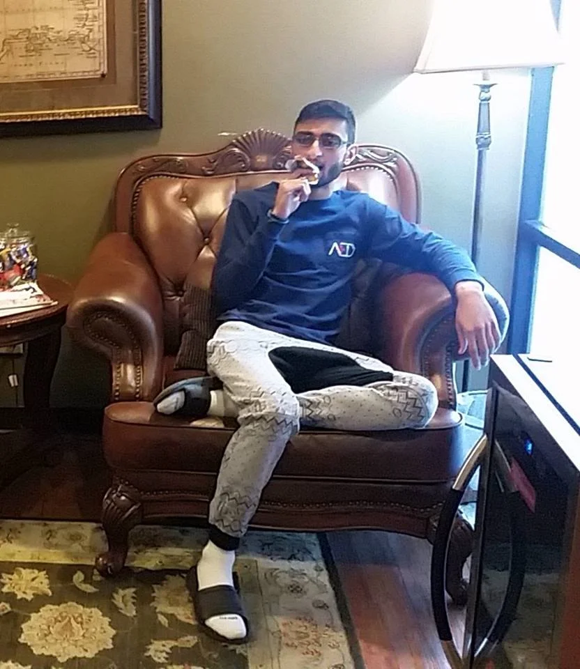 "When life hands you back problems, make the most of the dope waiting room at the MRI center."