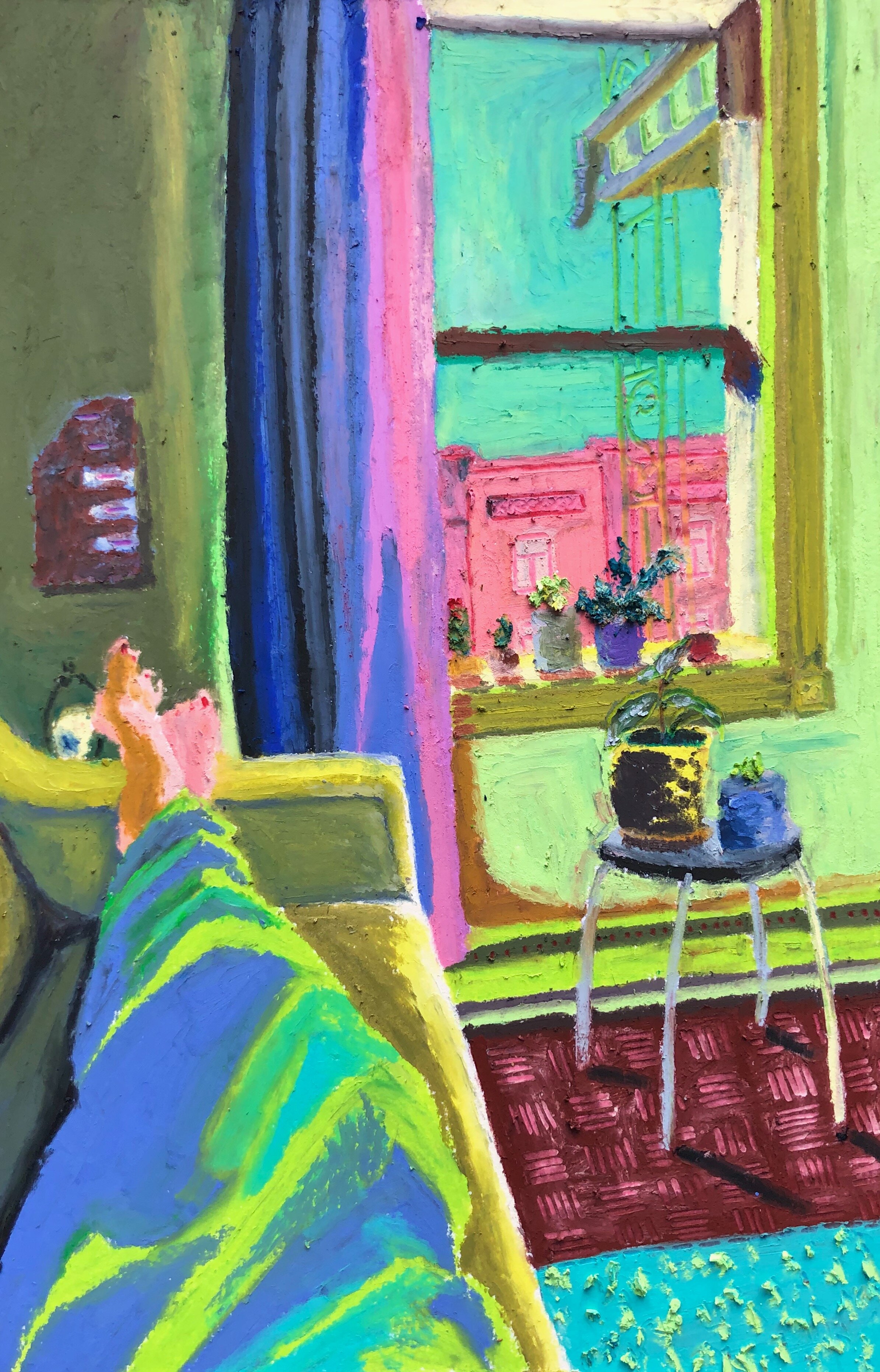 "a sparrow has been visiting" (day 69)