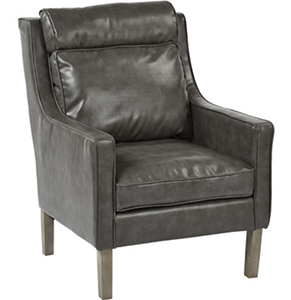 Grey Leather Chair