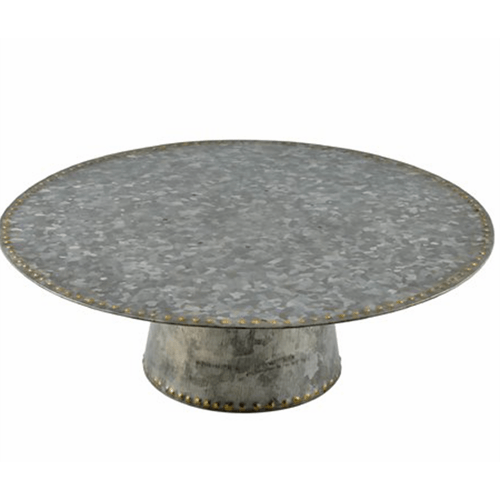 Galvenized Cake Stand