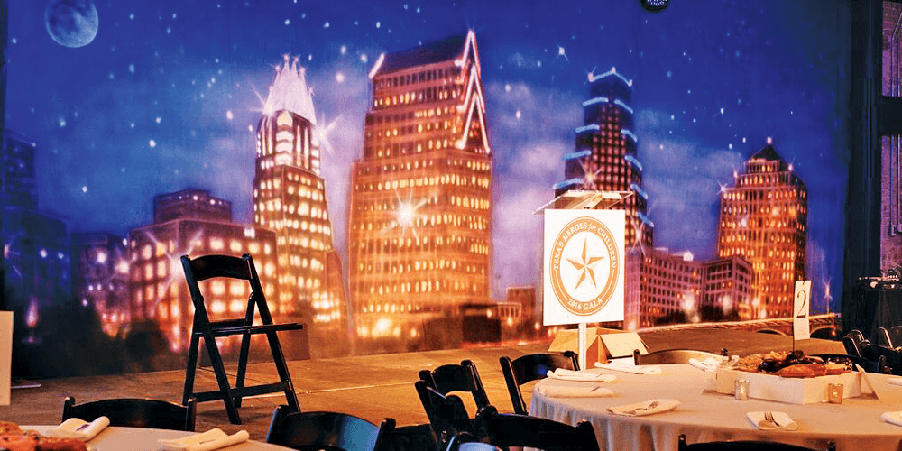 Austin Skyline Backdrop