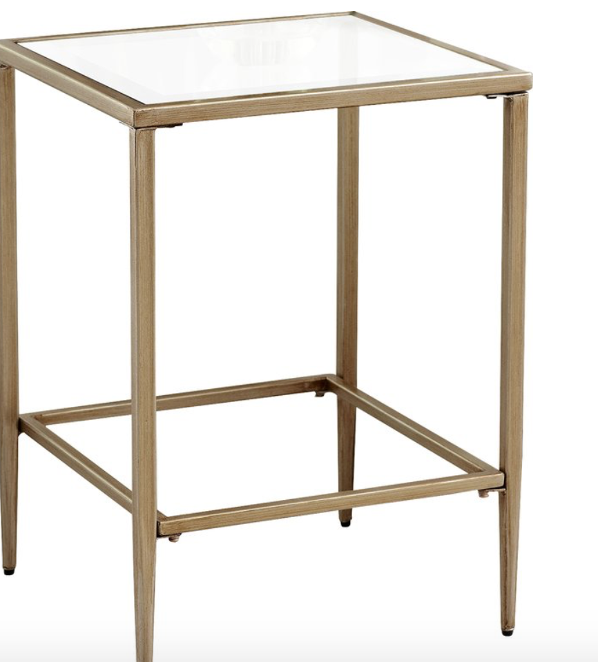 Gold Side Table