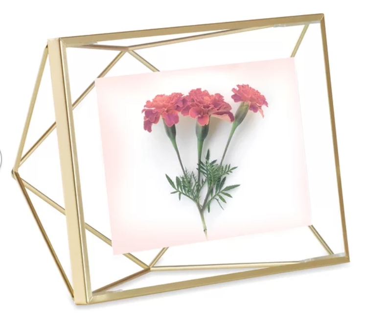 Gold Frame Table Number Stand