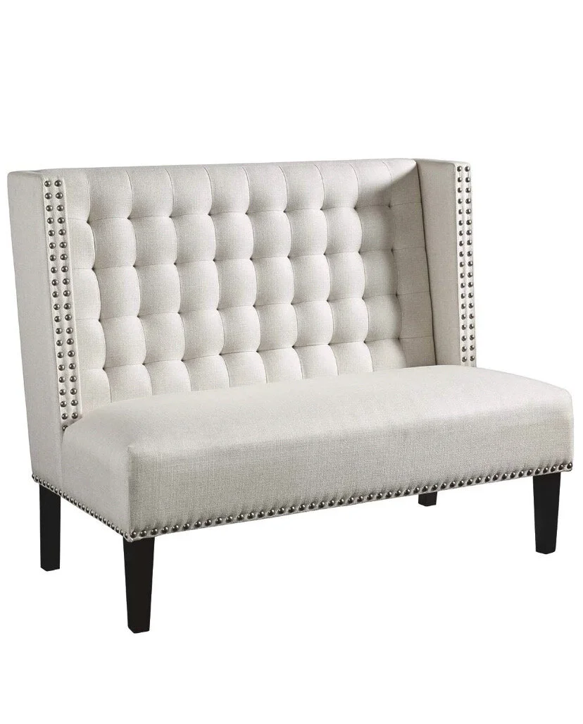  High Back Tufted Loveseat 