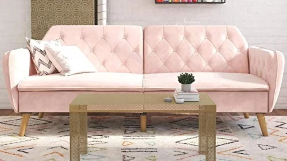 Blush Pink Couch