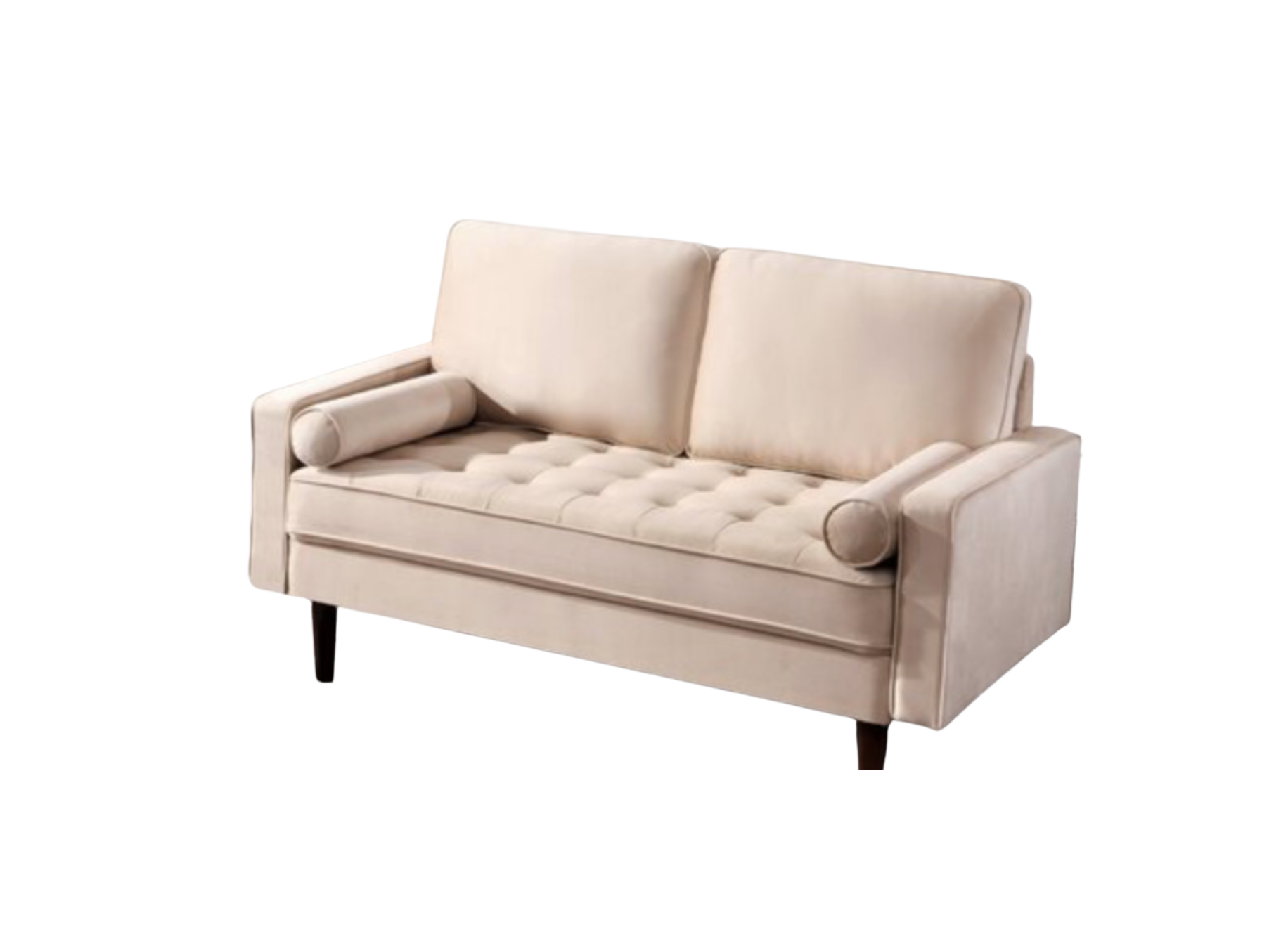 Cream Loveseat