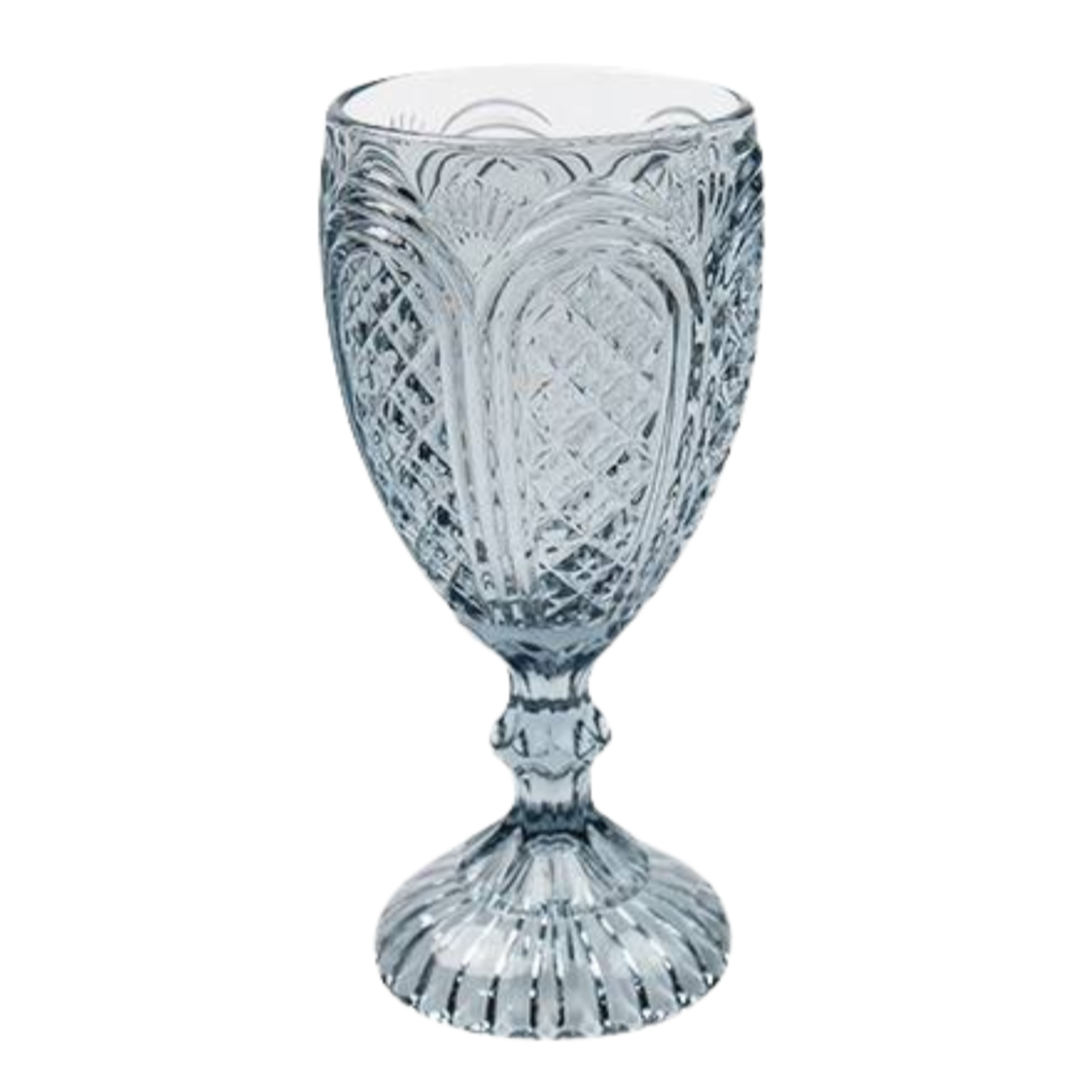 Blue Water Goblets