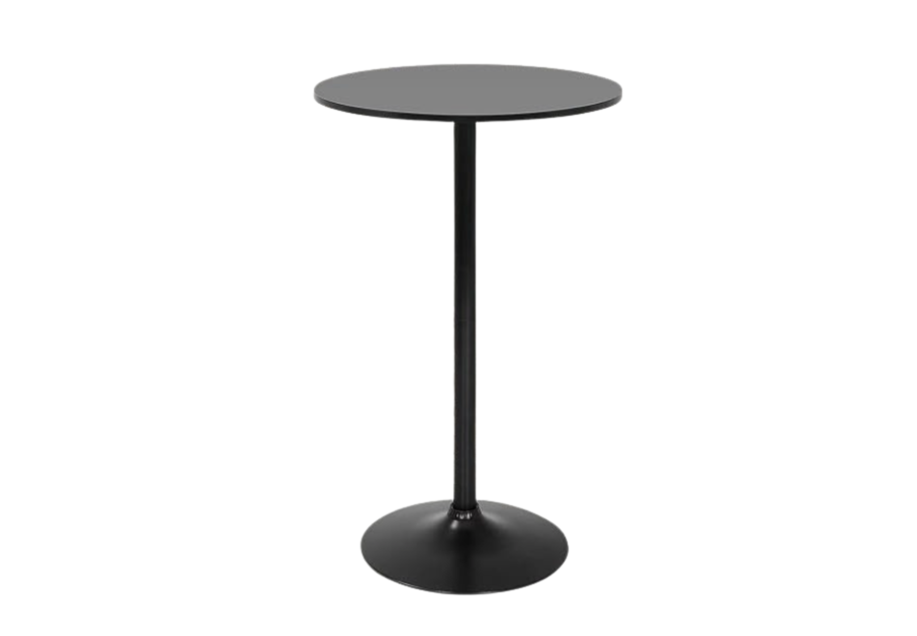 40" Tall Black Cocktail Table