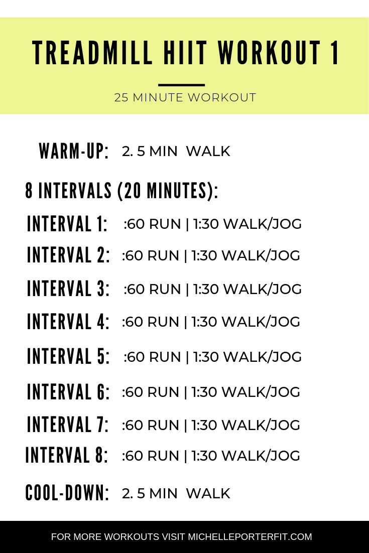 hiit cardio treadmill