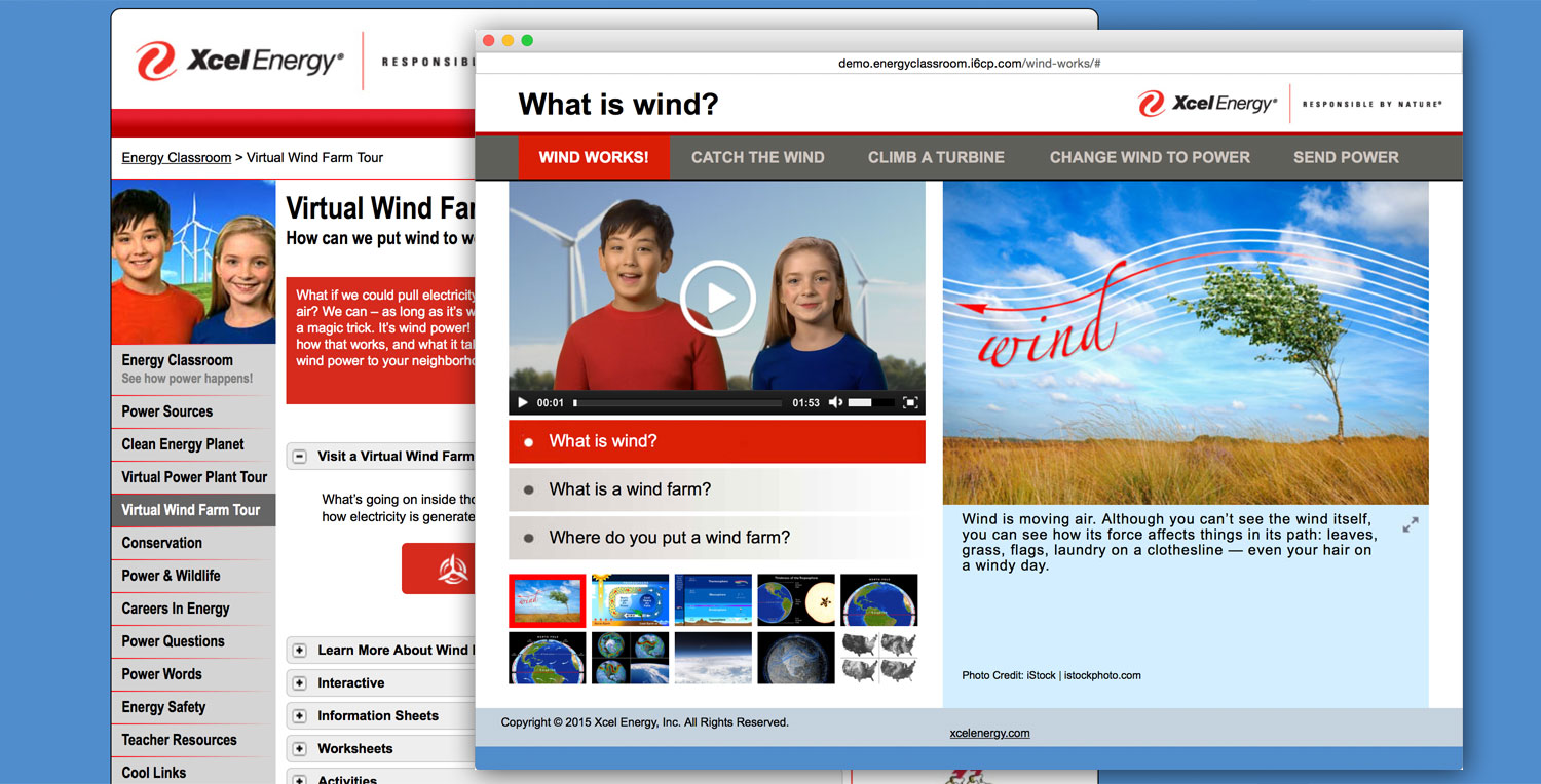  The Wind Farm Tour is designed to create a “you are here” video story. Two enthusiastic hosts join you to tour a wind farm, and explore the science of wind energy. 