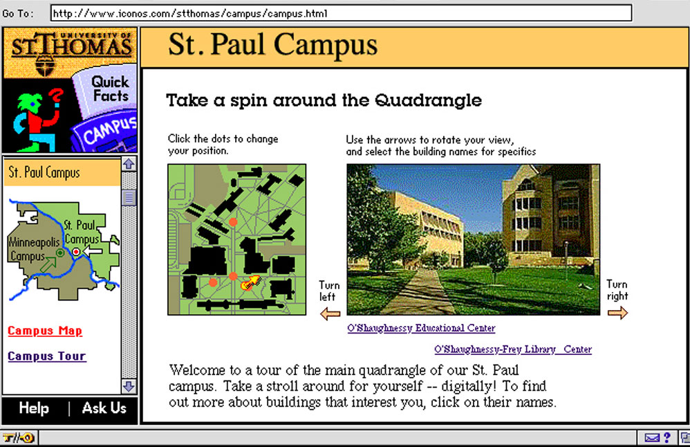  The companion web site was integrated with the CD-ROM. It modeled features that successive sites build upon. 