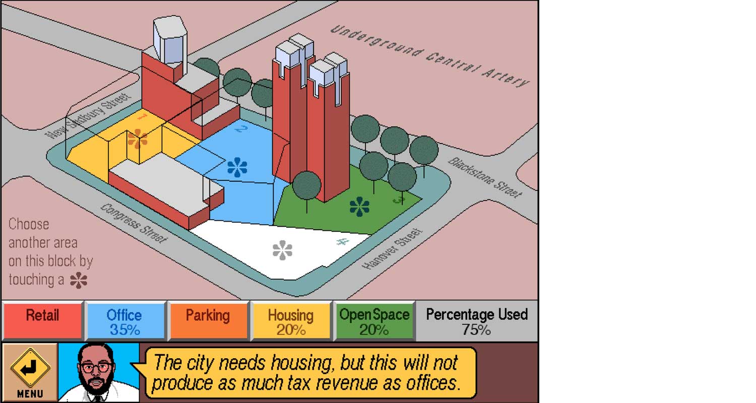 Decide how new land will be used.