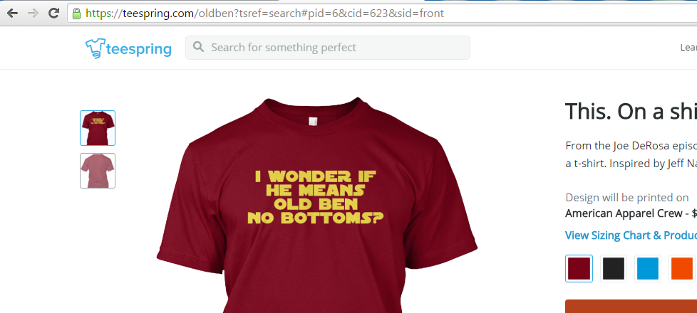 teespring campaign search