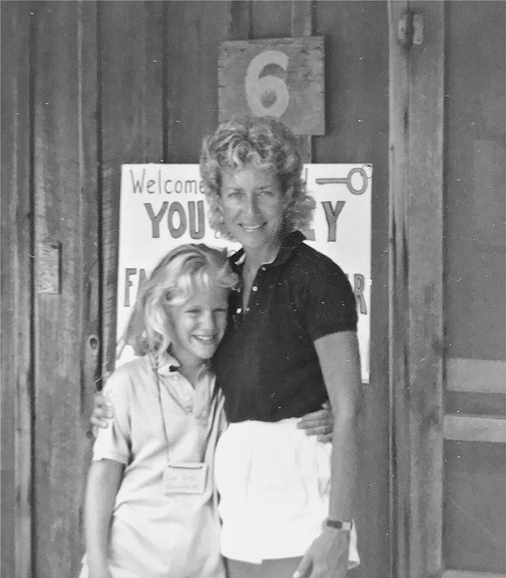 Camp Seafarer with Mom before the session 