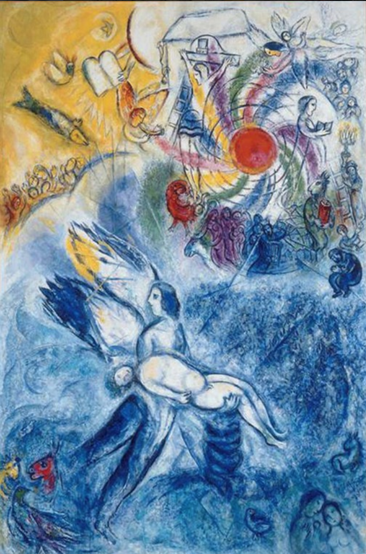 The Creation Of Man; Marc Chagall, 1956-1958; Oil on canvas.