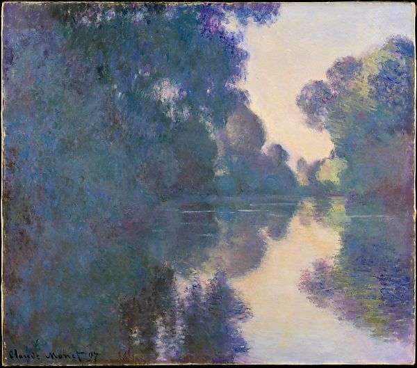 Morning on the Seine near Giverny; Claude Monet, 1897; oil on canvas; The Met, New York.