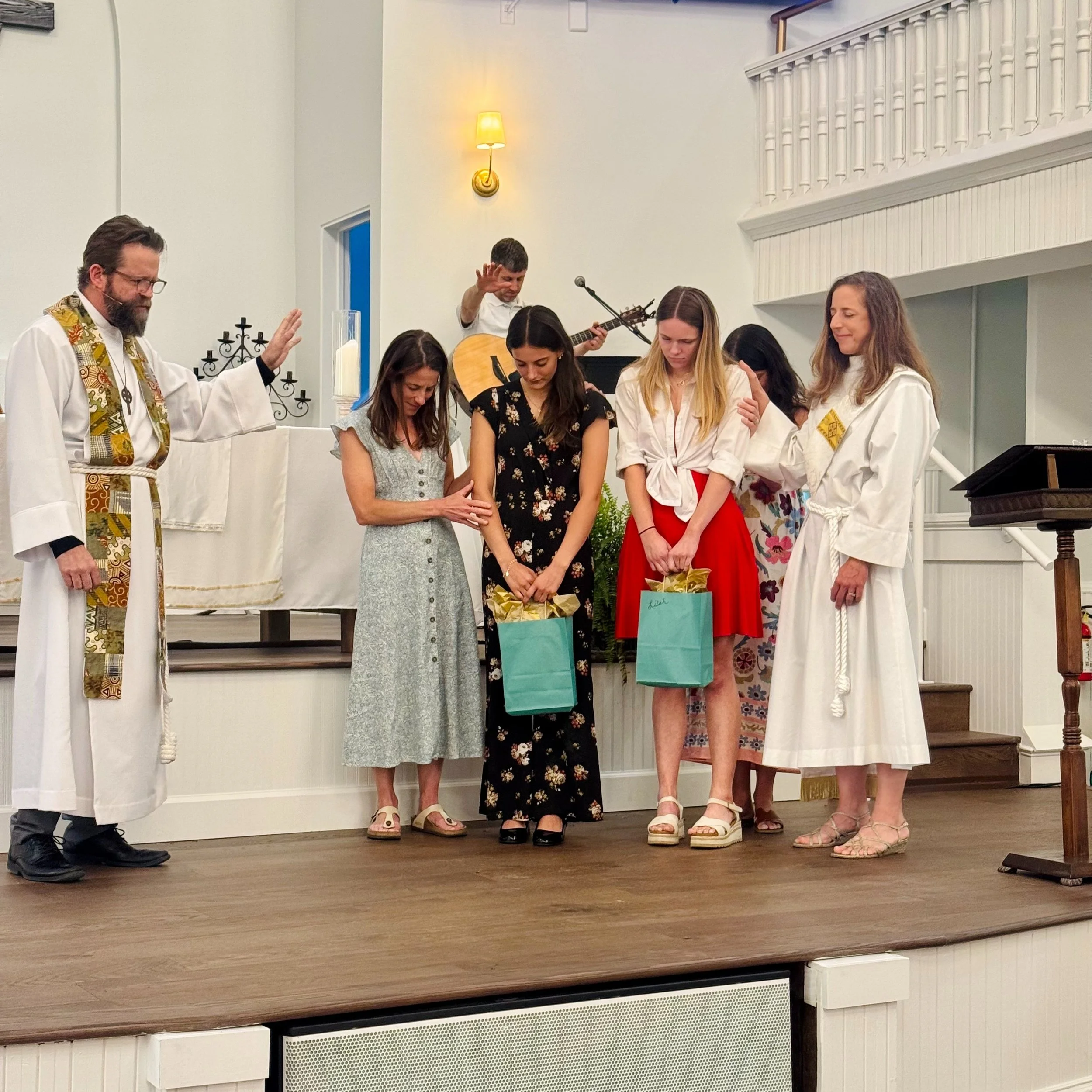 It was a joy to celebrate and pray for our graduating high school seniors on Sunday. We will miss these two fantastic ladies!