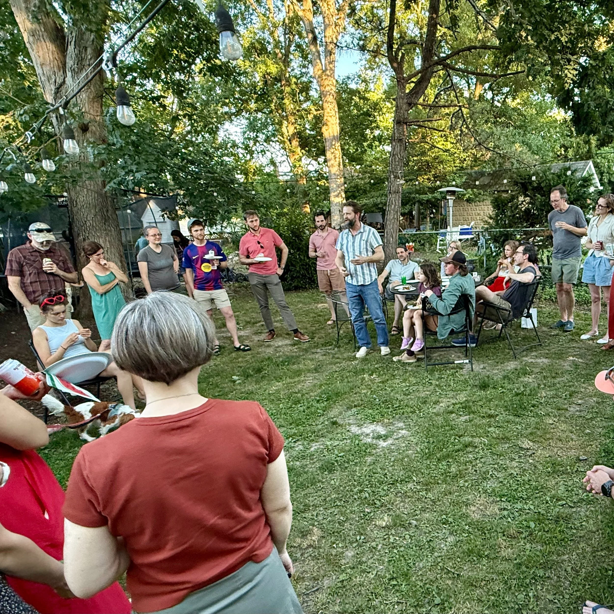 Celebrating 19 years as Church of the Advent! Big thanks to Coite &amp; Allison for generously hosting a fun get-together and praise God for his faithfulness.