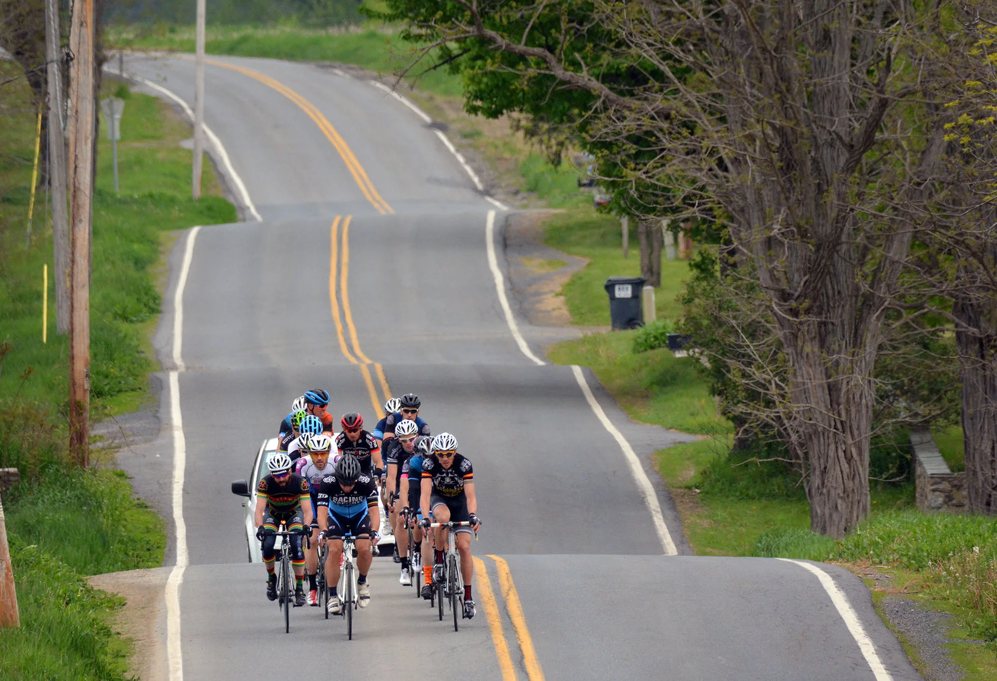 Riders on County Rt. 59 in Washington County. © Dave Kraus/ krausgrafik.com
