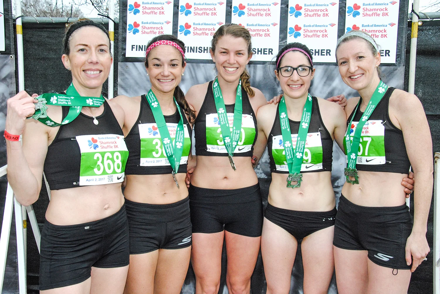 Willow Street teammates at the 2017 Shamrock Shuffle 8K in Chicago.