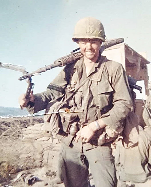 Terry serving in Vietnam, 1967.