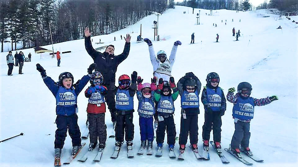Willard’s Little Colonel ski program is popular and fills up quickly. Willard Mountain