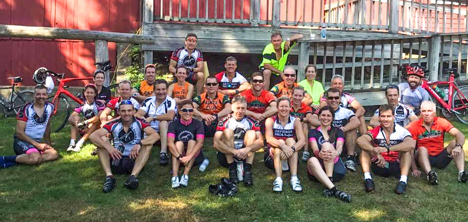 Adirondack Triathlon Club in training 2017.