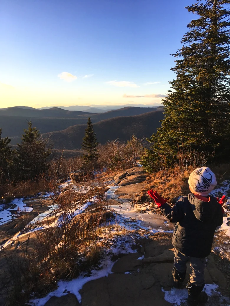 Theo looks to the southwest from Hadley in November. Thomas O’Grady