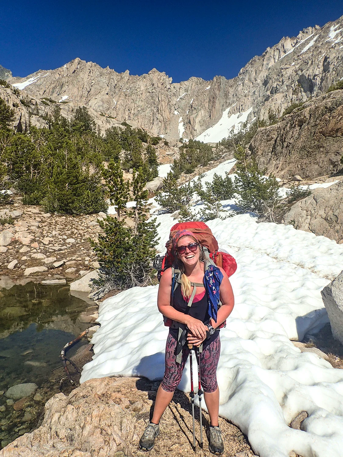 Kearsarge Pass in the Sierra Nevada.