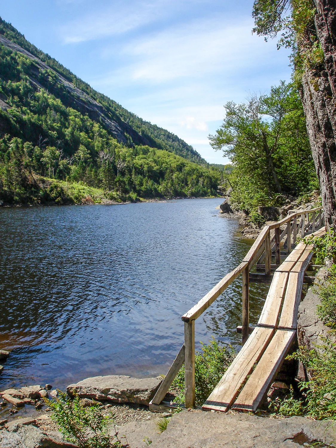 Avalanche Lake, High Peaks section. Erik Schlimmer