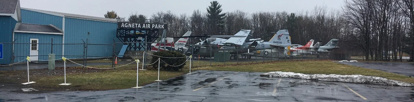 Planes outside the Empire State Aerosciences Museum. Tom O’Grady
