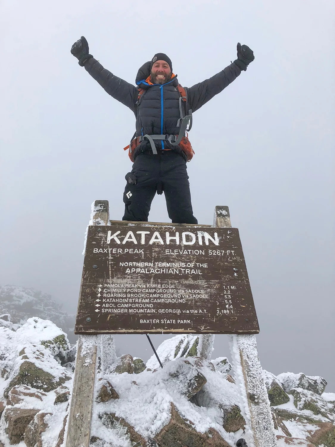 Mount Katahdin, Maine.