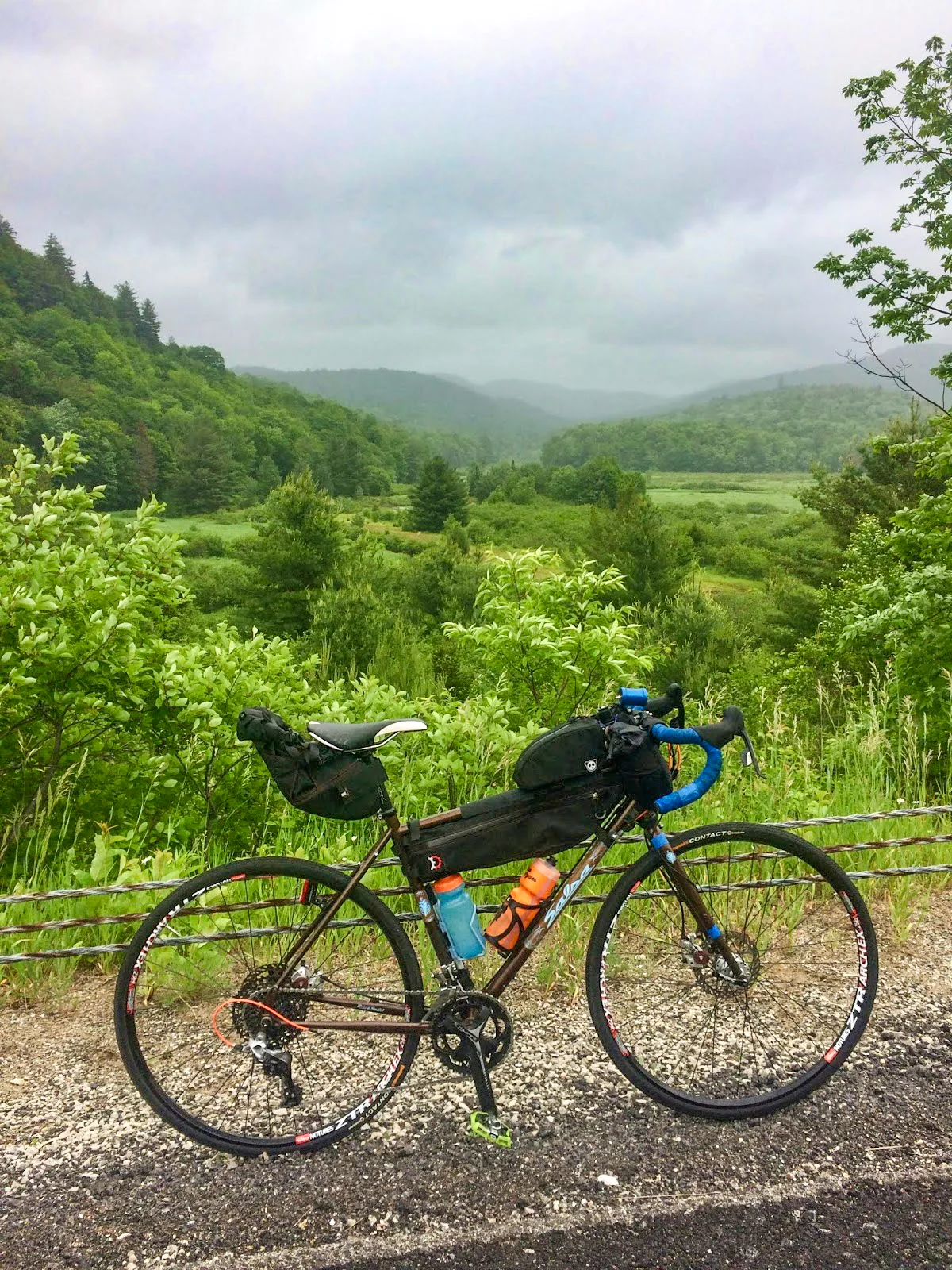 On Route 10, overlooking Silver Lake Wilderness. Mike Feldman