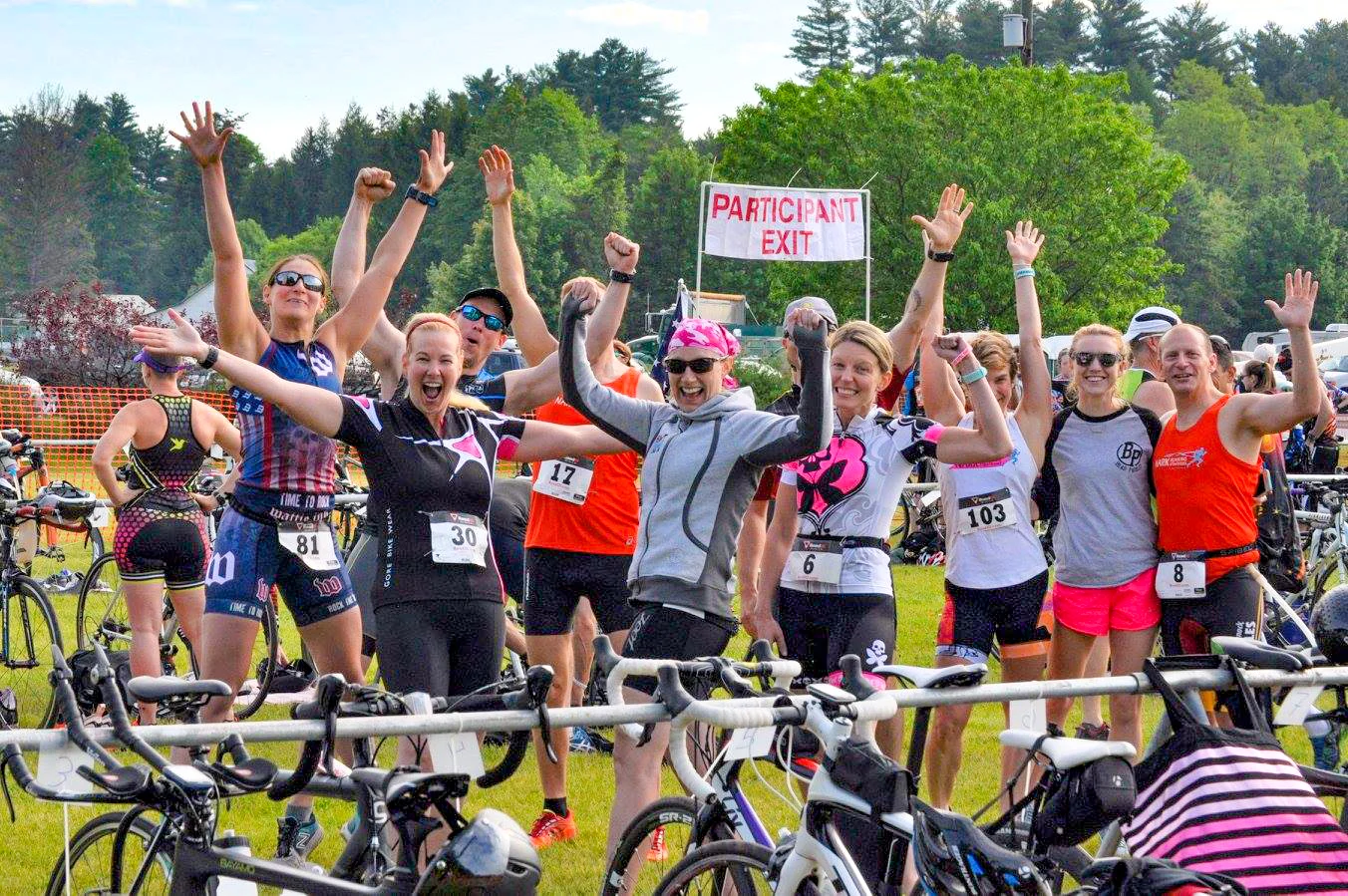 Memorial Duathlon & 5K fun in Saratoga.