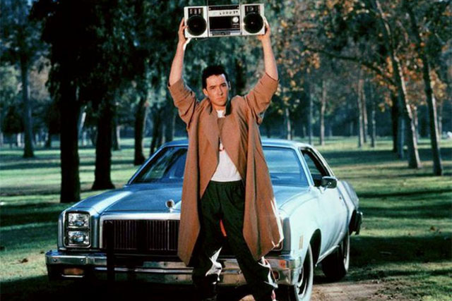 Still from Cameron Crowe's 1989 film Say Anything