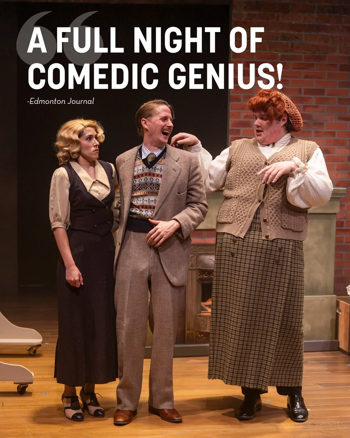 It&rsquo;s Free Wine &amp; Cheese Night at The 39 Steps!

Join us for this evening&rsquo;s performance of The 39 Steps, and enjoy a complimentary wine &amp; cheese spread at intermission!

As the Edmonton Journal raves:
&ldquo;Four actors, more than 