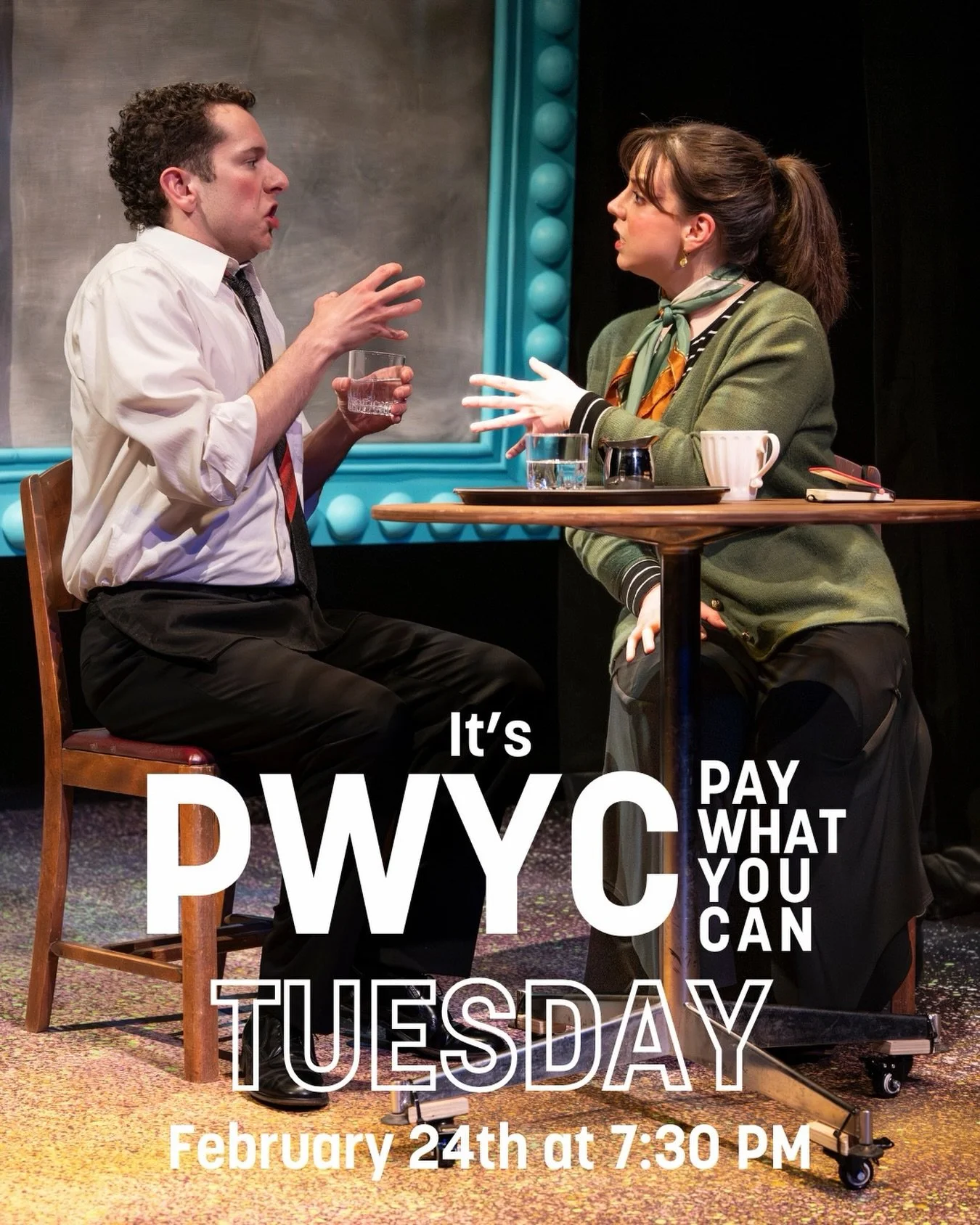 It&rsquo;s a Tuesday, which means it&rsquo;s Pay-What-You-Can Night for I Meant What I Said!

Tonight&rsquo;s performance is by donation, you choose what to pay! We suggest around $20, but any amount is welcome. 

Doors open at 6:45 PM
Show starts at