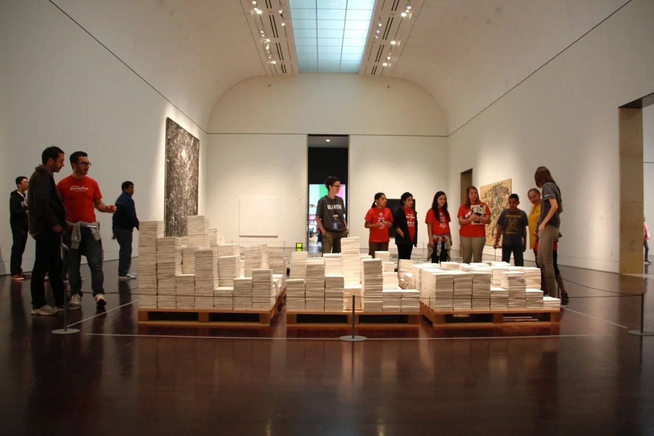 This artwork, 2244 M ódulos by Isabel Del Rio, was the artwork in the study where participants reported lowest interpretive self-efficacy.