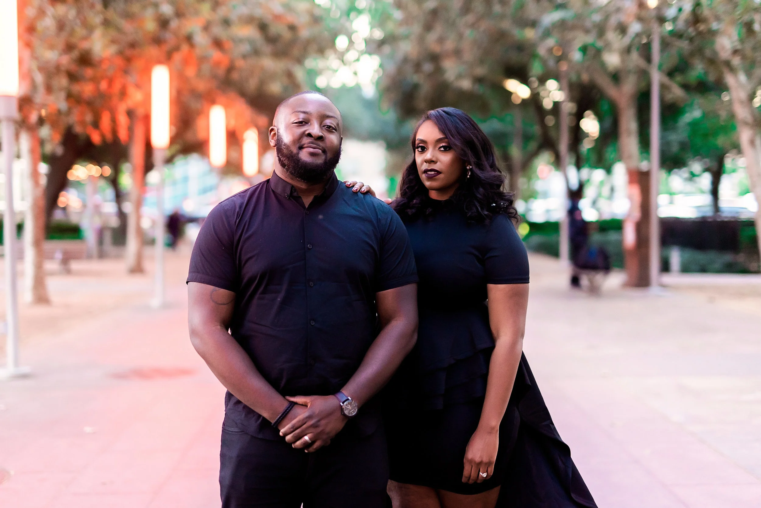 Downtown Houston Engagement- Engagement Session- Texas Photography- Pharris Photography- Arlena and Chisom