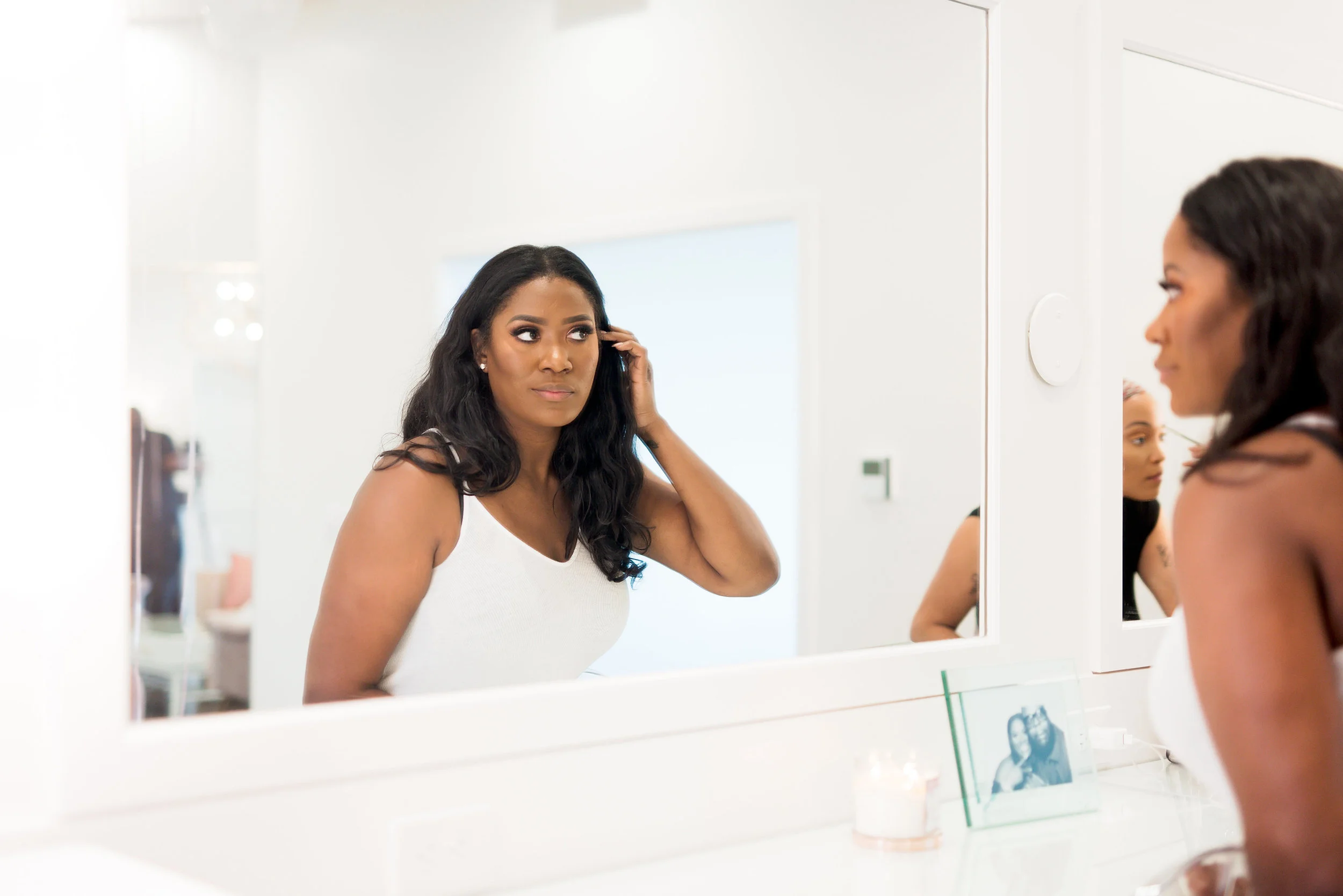 Houston Wedding- Pharris Photography- Kisha + Shaun- Getting Ready- Bride