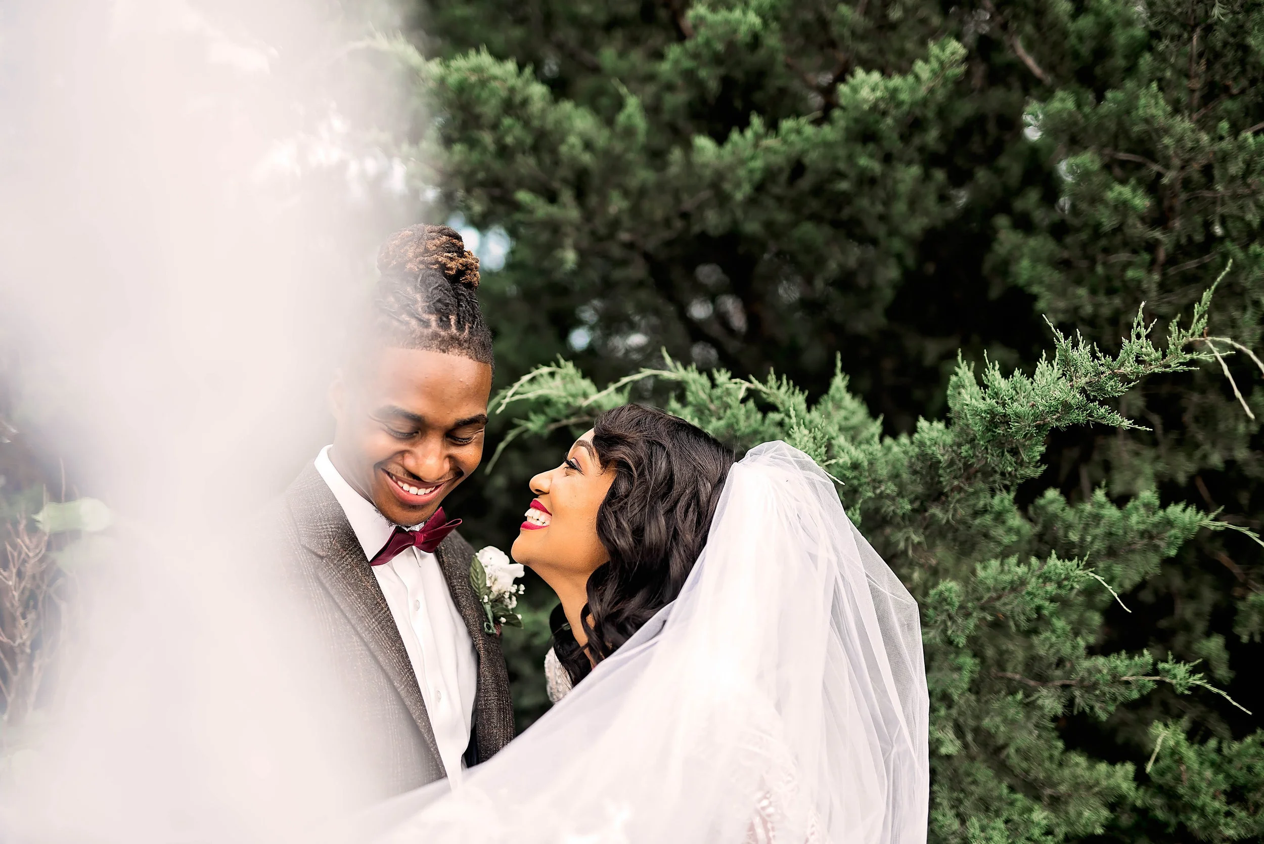 Dallas Wedding- Pharris Photography- Couple- Aaqila + Najee- Bride & Groom