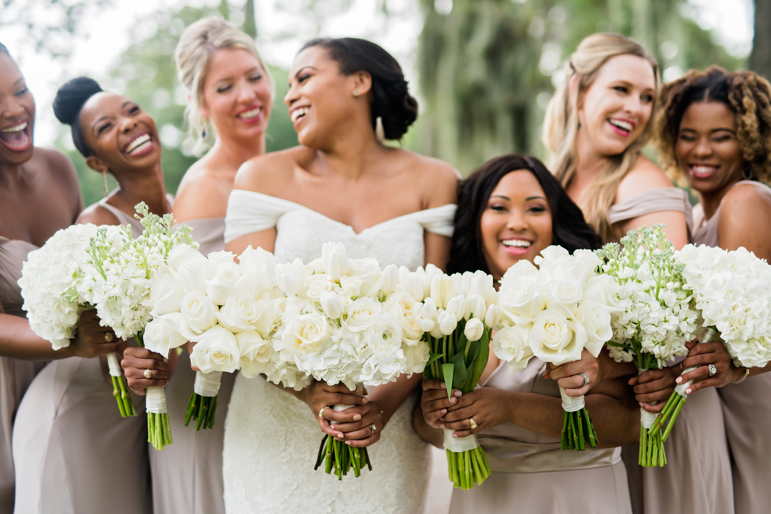 Houston Wedding- Pharris Photography- Ceremony- Kristin + Robert- Bride & Bridesmaids