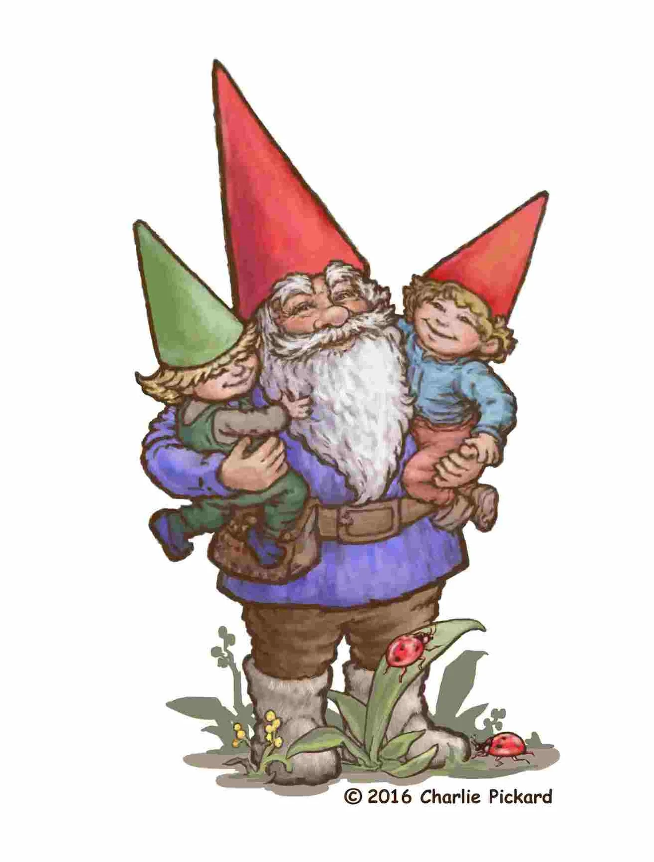 Master Gnome with his Children